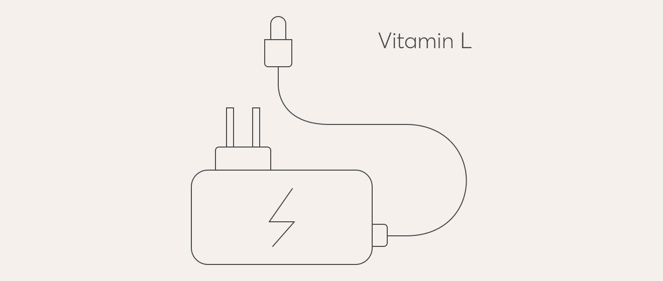 Vitamin L mains power adaptor photo